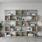 Modern Living Room Etagere Bookshelf Metal Frame Solid Wood Shelf Bookcase Clearhalo 'Bookcases' 'furn' 'furn_bookcases' 'Furniture' 'furniture_bookcases' 'Office Furniture' 1200x1200_14bdde33-f4e8-4259-a9e5-f855b3ac60da