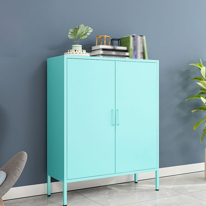 40"H Modern Style Buffet Server Metal Frame 2 Doors Dining Server for Kitchen Clearhalo 'buffet_sideboard' 'Buffets & Sideboards' 'furn' 'furn_buffet_sideboard' 'Furniture' 'Kitchen & Dining Furniture' 1200x1200_14bf2c76-9c1e-4eaa-a9a7-491043792464