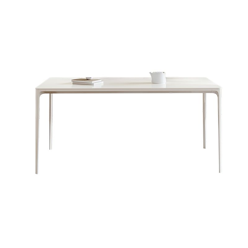 スカンジナビアのダイニングテーブルセットメタルベースのキッチン家具セット付き1/4/5ピース