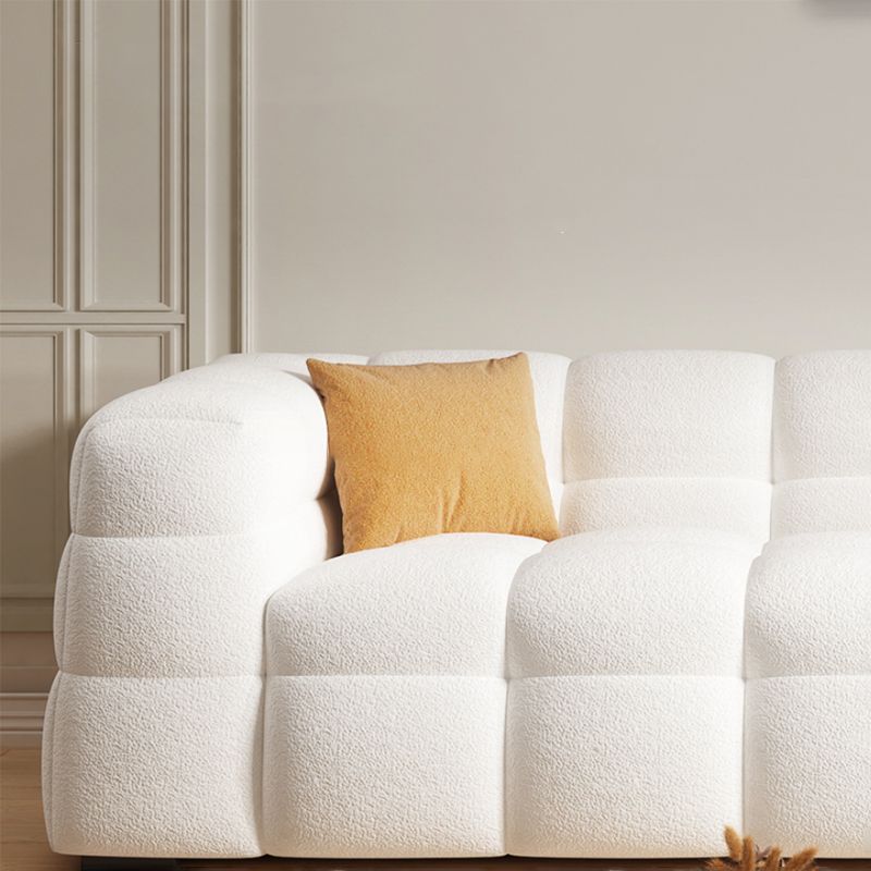 Scandinavian Biscuit Back White Tuxedo Arm Living Room Seating Clearhalo 'furn' 'furn_sofas' 'Furniture' 'Living Room Furniture' 'Sofa' 'sofas' 1200x1200_14c6df43-5569-44d6-99b9-f31a27c3556c