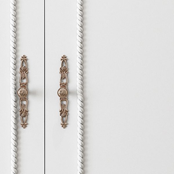 Armario de campo francés Armario ingeniería Gabinete de vestuario de madera