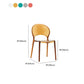 Nordic Style Colorful Side Chair Plastic Side Dining Chair for Home Use
