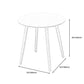 Brown/Natural Wood Living Room Side Table Round 4 Legs End Table Clearhalo 'Coffee & Accent Tables' 'End & Side Tables' 'end_side_table' 'end_side_tables' 'furn' 'furn_end_side_tables' 'Furniture' 'furniture_end_side_table' 'Living Room Furniture' 1200x1200_14cf0ec8-e0cf-461d-9eb3-ff160b557ffb