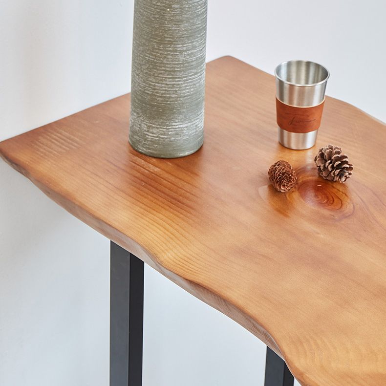 Ensemble de Table de pub rectangulaire industrielle, comptoir en bois avec tabourets hauts, 1/2/4/5 pièces