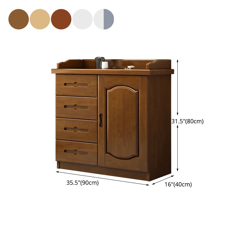 16 "D massief houten combo dressoir slaapkamer opbergkast dressoir met laden en deuren