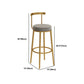 Glam Style Fixed Bar Table 1/2/3 Pieces Stone Counter Table for Dining Room Clearhalo 'Bar Furniture' 'furn' 'furn_home_bar_bar_sets' 'Furniture' 'Home Bars & Bar Sets' 'home_bar_bar_sets' 'Kitchen & Dining Furniture' 1200x1200_14d5d45a-43f5-45b4-894e-4508108d078d