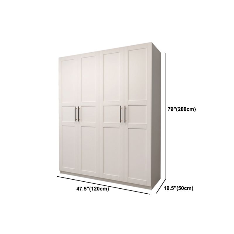 Modern Wardrobe Armoire Engineer Wood Armoire with Door for Bedroom Clearhalo 'Armoires & Wardrobes' 'armoires_wardrobes' 'Bedroom Furniture' 'furn' 'furn_armoires_wardrobes' 'Furniture' 1200x1200_14d8ea0e-2b39-42a0-a8ce-4dd714eee4c6