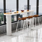 Modern Indoor Bar Table Set Solid Wood 1/2/4/5 Pieces Double Pedestal Bistro Set Clearhalo 'Bar Furniture' 'furn' 'furn_home_bar_bar_sets' 'Furniture' 'Home Bars & Bar Sets' 'home_bar_bar_sets' 'Kitchen & Dining Furniture' 1200x1200_14d95222-1519-4cbf-b25e-46d9f2be625a