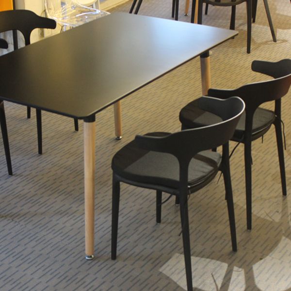 Glam Style Dining Chairs Plastic Kitchen Dining Armless Side Chairs (Set of 4) Clearhalo ' kitchen&dining_furn' 'Dining Chairs' 'Dining Tables & Seating' 'dining_chair' 'furn' 'furn_dining_chair' 'Furniture' 'furniture_dining_chair' 'Kitchen & Dining Furniture' 'kitchen' 1200x1200_14dac185-7a17-49e5-8c98-eff54f818fbb