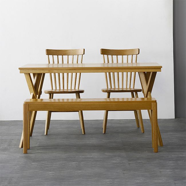 Silla lateral de estilo contemporáneo Silla de comedor de madera para comedor para comedor