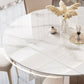 Glam Style Round Table Set 1/4/7 Pieces Dining Set for Home Use