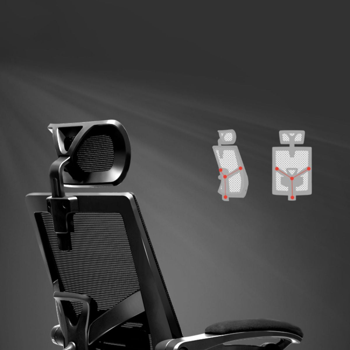 Sedia da ufficio ad armi imbottita moderna sedia da scrivania senza angoscia con ruote