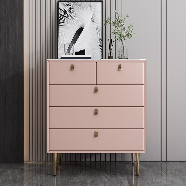 Commode de rangement en pierre Glam classique de 15,6 pouces de largeur avec 5/6/7/9 tiroirs