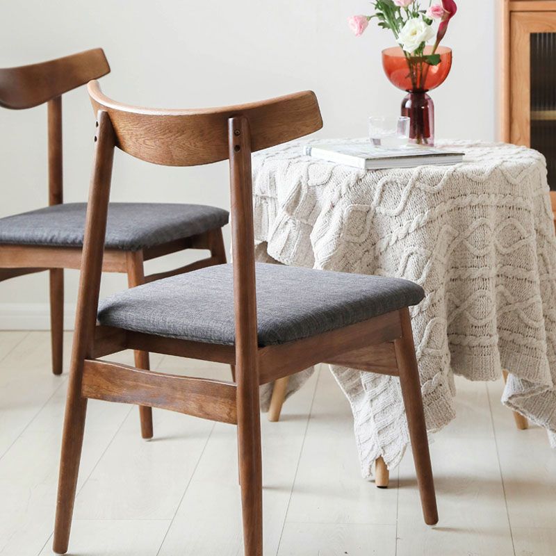 Contemporary Style Open Back Chairs Dining Armless Chair with Wooden Legs for Kitchen Clearhalo ' kitchen&dining_furn' 'Dining Chairs' 'Dining Tables & Seating' 'dining_chair' 'furn' 'furn_dining_chair' 'Furniture' 'furniture_dining_chair' 'Kitchen & Dining Furniture' 'kitchen' 1200x1200_14de3cc0-8715-488d-9d0a-5ad48b8cd186