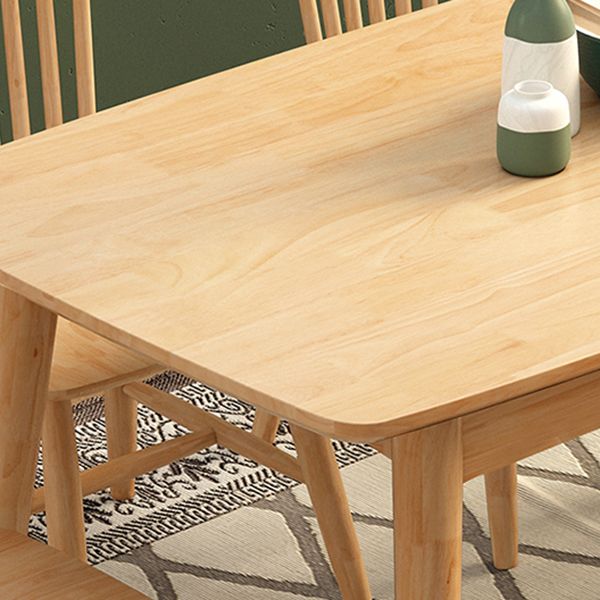 1/2/5/7 Pieces Rectangle Modern Wood Furniture Standard Height Dining Table Set Clearhalo 'Dining Room Sets' 'Dining Tables & Seating' 'dining_room_set' 'furn' 'furn_dining_room_set' 'Furniture' 'furniture_dining_room_set' 'Kitchen & Dining Furniture' 'kitchen&dining_furn' 'kitchen' 1200x1200_14df8e19-b726-4c8e-bc35-1020cd0607a3