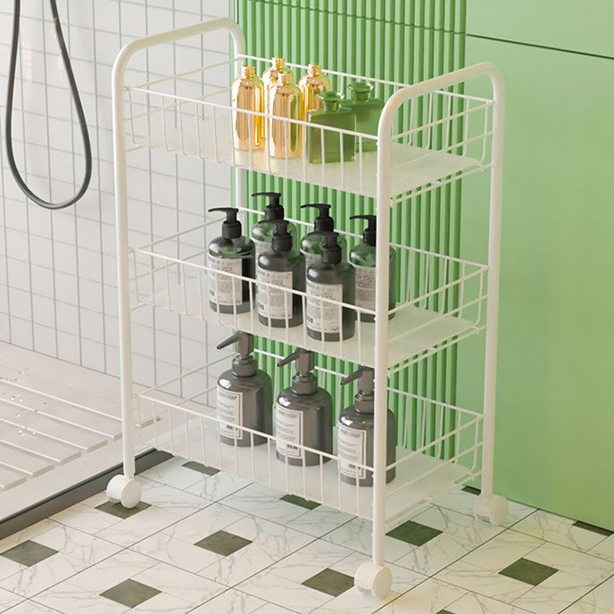 Modern Etagere Metal Bookcase Open Back Bookshelf for Balcony and Living Room Clearhalo 'Bookcases' 'furn' 'furn_bookcases' 'Furniture' 'Office Furniture' 1200x1200_14e397de-000a-48e0-b09f-19aebf54759b