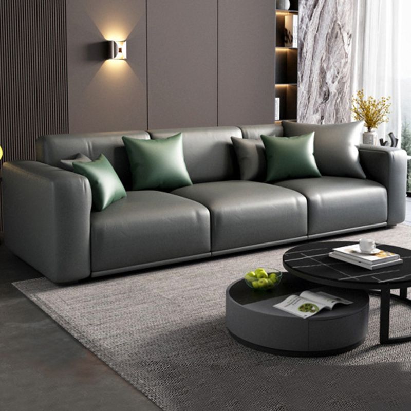 Fabric Living Room Square Arm Standard Cushions Contemporary Seating Clearhalo 'furn' 'furn_sofas' 'Furniture' 'furniture_sofas' 'kitchen' 'kitchen_sofas' 'Living Room Furniture' 'Sofa' 'sofas' 1200x1200_14eb24cb-a2f2-43f1-b6f4-32fb14ea7441