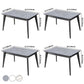 Rectangle Grey Tone Dining Table Sintered Stone Table Modern with 4 Legs Pedestal Clearhalo ' dining_table' 'Dining Tables & Seating' 'Dining Tables' 'furn' 'furn_dining_table' 'Furniture' 'furniture_dining_table' 'Kitchen & Dining Furniture' 'kitchen&dining_furn' 'kitchen' 'kitchen_dining_table' 1200x1200_14ec04f8-395a-4339-bf7a-4cd949ecfaa2