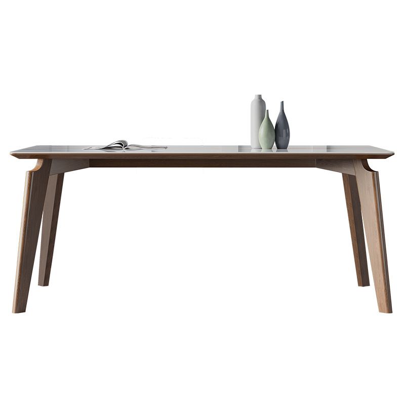 Table à manger blanche brillante avec chaises en cuir 1/2/4/5/7 pièces modernes