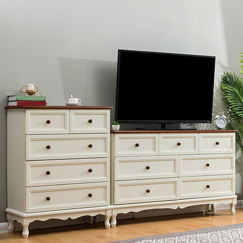 Cassapanca per camera da letto in legno massello nautico con cassetti