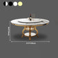Luxury Style Marble Dining Table Single Pedestal Base Round Table for Home Clearhalo ' dining_table' 'Dining Tables & Seating' 'Dining Tables' 'furn' 'furn_dining_table' 'Furniture' 'furniture_dining_table' 'Kitchen & Dining Furniture' 'kitchen&dining_furn' 'kitchen' 'kitchen_dining_table' 1200x1200_14f246d9-37ef-4692-b236-0e0cf0cb9e7b