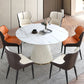 Glam 1/3/4/5/7 Pieces Dinette Set with Sintered Stone Top PU Leather Dining Table Set Clearhalo 'Dining Room Sets' 'Dining Tables & Seating' 'dining_room_set' 'furn' 'furn_dining_room_set' 'Furniture' 'furniture_dining_room_set' 'Kitchen & Dining Furniture' 1200x1200_14f8a1b2-417c-4c55-a9af-ace2ee5ccbc9