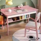 Modern Solid Wood Rectangle Writing Desk 2 Drawers 29.53" Tall Office Desk Clearhalo 'furn' 'furn_office_desk' 'Furniture' 'Office Desks' 'Office Furniture' 'office_desk' 1200x1200_14f98200-ebae-40f3-a7ce-a32473621d42