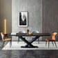 Modern Sintered Stone Rectangle Table Set 1/4/5/6 Pieces Dining Set Clearhalo 'Dining Room Sets' 'Dining Tables & Seating' 'dining_room_set' 'furn' 'furn_dining_room_set' 'Furniture' 'Kitchen & Dining Furniture' 1200x1200_14fac5ea-aca6-4b76-b821-7bad121144c3