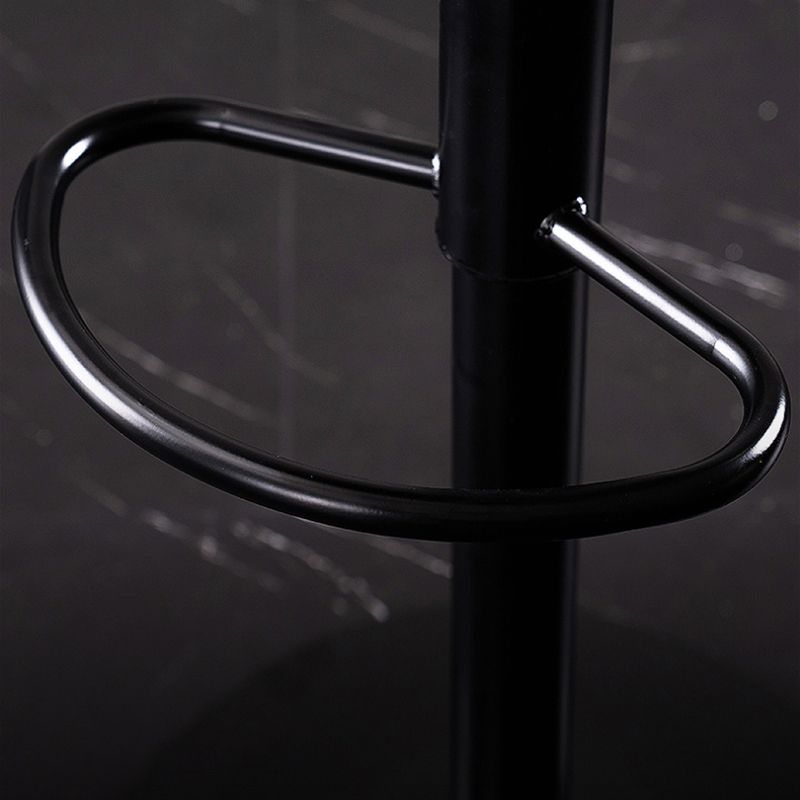 Modern Leather Adjustable Height Barstool Indoor Bar Stool with Low Back Clearhalo 'Bar Furniture' 'Bar Stools' 'bar_stools' 'furn' 'furn_bar_stools' 'Furniture' 'furniture_bar_stools' 'Kitchen & Dining Furniture' 1200x1200_14fdb9a2-40ba-4416-aa94-be8c79d4e310