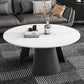 Contemporary Coffee Table Round Faux Marble Cocktail Table Clearhalo 'Coffee & Accent Tables' 'Coffee Tables' 'coffee_tables' 'furn' 'furn_coffee_tables' 'Furniture' 'furniture_coffee_tables' 'Living Room Furniture' 1200x1200_14fe2445-caa7-4b57-bfb8-d40abedc9512