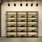 Freestanding Modern Wine Racks Metal with Shelf Wine Rack Kit