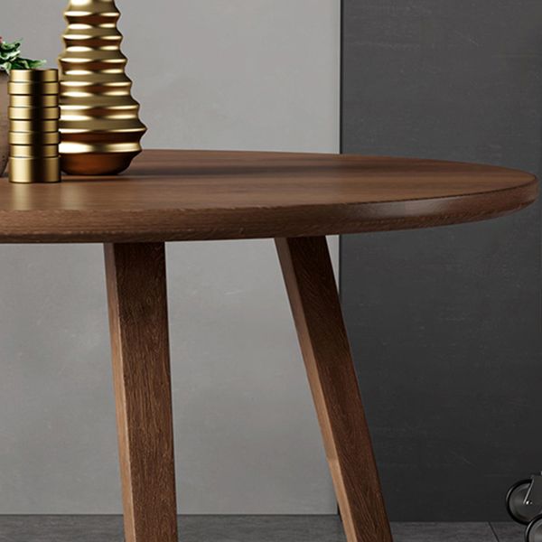 Round Dining Table Set 1/2/3/5 Pcs Solid Wood Dining Table and Chairs