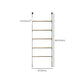 Display soggiorno industriale Multi-shelf montato a parete in naturale