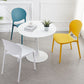 Plastic Stackable Armless Dining Chairs Open Back Side Chair (Set of 4) Clearhalo ' kitchen&dining_furn' 'Dining Chairs' 'Dining Tables & Seating' 'dining_chair' 'furn' 'furn_dining_chair' 'Furniture' 'furniture_dining_chair' 'Kitchen & Dining Furniture' 'kitchen' 1200x1200_15065480-de09-4997-a0cc-e870de1d06ac