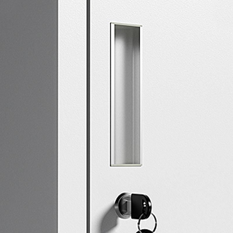 Scharnierende garderobe kast eigentijdse metalen garderobe armoire voor thuis