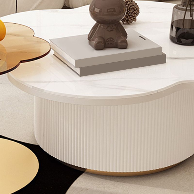 Contemporary Coffee Table Pedestal Slate Coffee Cocktail Table Clearhalo 'Coffee & Accent Tables' 'Coffee Tables' 'coffee_tables' 'furn' 'furn_coffee_tables' 'Furniture' 'Living Room Furniture' 1200x1200_150ccb43-3e5d-42dd-8a17-8fa532e3dec0