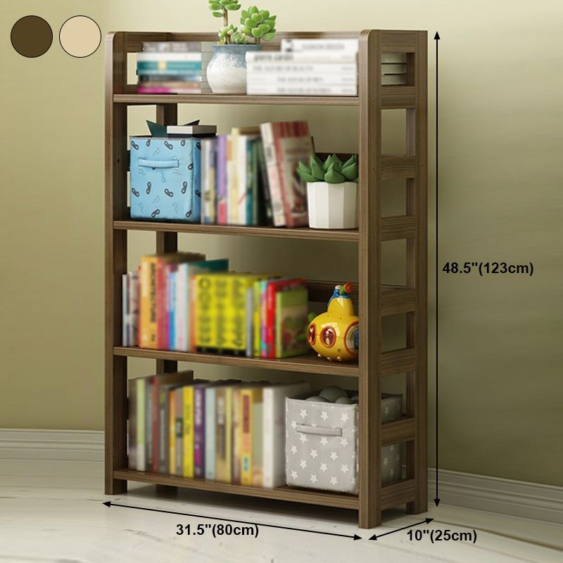 3/4/5-Shelf Modern Open Etagere Bookshelf Solid Wood Vertical Bookshelf Clearhalo 'Bookcases' 'furn' 'furn_bookcases' 'Furniture' 'furniture_bookcases' 'kitchen' 'kitchen_bookcases' 'Living Room Furniture' 'Office Furniture' 1200x1200_150ccc29-9f37-4f65-9f0d-cfad16696865
