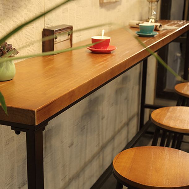 Contemporary Solid Wood Bar Set 1/4/5/9 Pieces Rectangle Pub Dining Set for Indoor Clearhalo 'Bar Furniture' 'furn' 'furn_home_bar_bar_sets' 'Furniture' 'Home Bars & Bar Sets' 'home_bar_bar_sets' 'Kitchen & Dining Furniture' 1200x1200_150dcab6-9da7-4419-8fef-8b6ffb6dd710