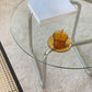 Modern Glass Coffee Table with Sled Stainless Steel Base Cocktail Table Clearhalo 'Coffee & Accent Tables' 'Coffee Tables' 'coffee_tables' 'furn' 'furn_coffee_tables' 'Furniture' 'Living Room Furniture' 1200x1200_150dd36e-4362-4f0b-9f4e-ee4b36fd97d9
