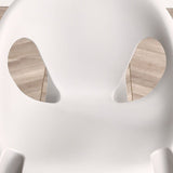 Modern Open Back Side Chair Plastic Arm Chair for Dining Room Bedroom