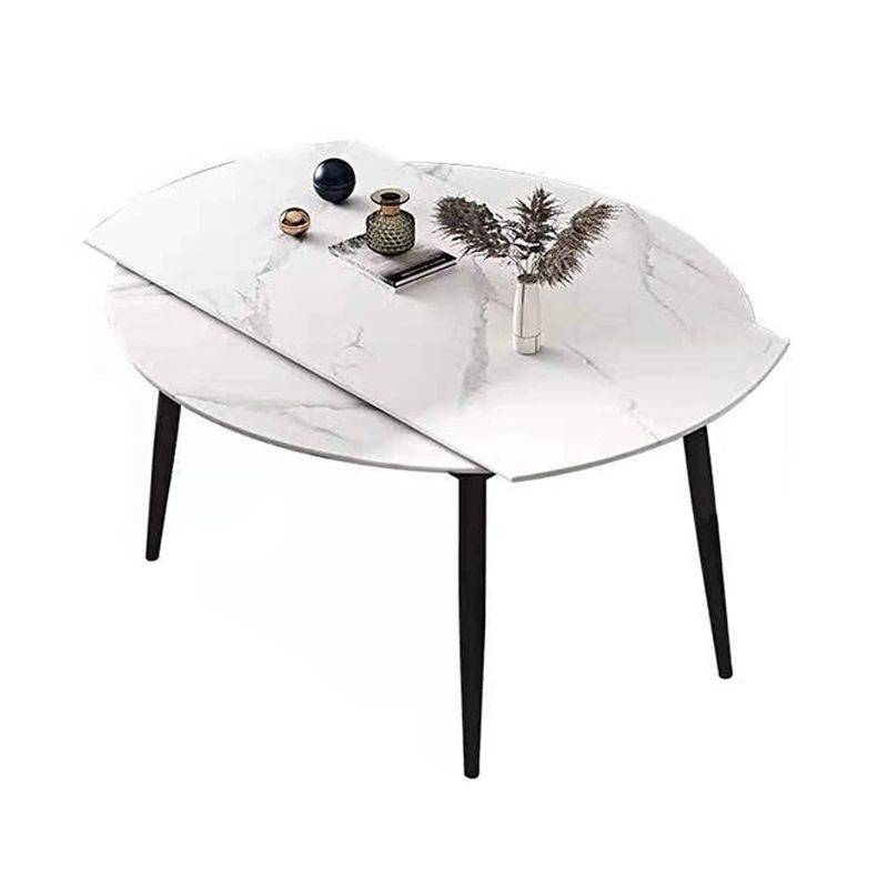 Contemporary 1/4/5/6 Pieces Dining Set Round Sintered Stone Dining Room Set Clearhalo 'Dining Room Sets' 'Dining Tables & Seating' 'dining_room_set' 'furn' 'furn_dining_room_set' 'Furniture' 'furniture_dining_room_set' 'Kitchen & Dining Furniture' 1200x1200_15168370-78fe-476b-a696-ca77b57802b5