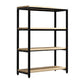 Metal Etagere Bookcase Industrial Open Back Book Shelf with Shelves for Office and Home Clearhalo 'Bookcases' 'Furniture' 'furniture_bookcases' 'kitchen' 'kitchen_bookcases' 'Living Room Furniture' 'Office Furniture' 1200x1200_15185a64-5929-4a23-a99f-967c2b54ceaa