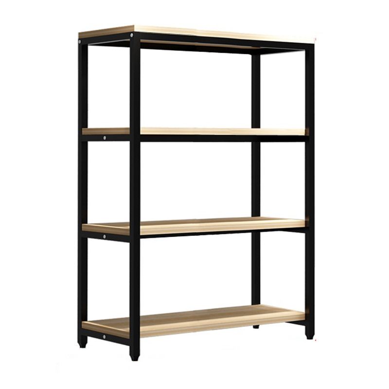 Metal Etagere Bookcase Industrial Open Back Book Shelf with Shelves for Office and Home Clearhalo 'Bookcases' 'Furniture' 'furniture_bookcases' 'kitchen' 'kitchen_bookcases' 'Living Room Furniture' 'Office Furniture' 1200x1200_15185a64-5929-4a23-a99f-967c2b54ceaa