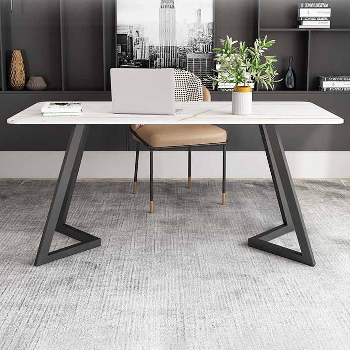 Zeitgenössischer gebogener Büro Schreibtisch Steinschreiberschreibtisch für Büro