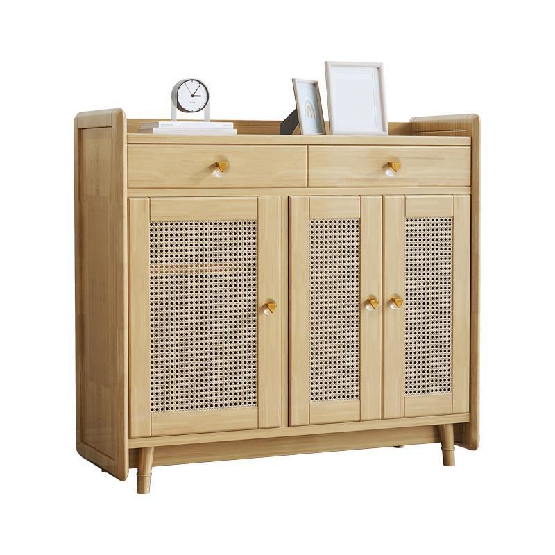 42.51" Tall 2 - Drawer Accent Cabinet Modern 3 - Door Cabinet Clearhalo 'Cabinets & Chests' 'cabinets_chests' 'furn' 'furn_cabinets_chests' 'Furniture' 'Living Room Furniture' 1200x1200_1518b9ee-ed75-406e-9550-b3806dc56ce8