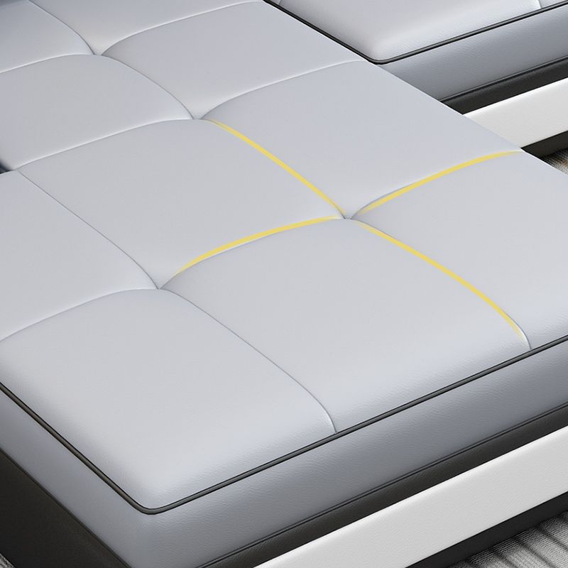 Canapés sectionnels scandinaves en faux cuir