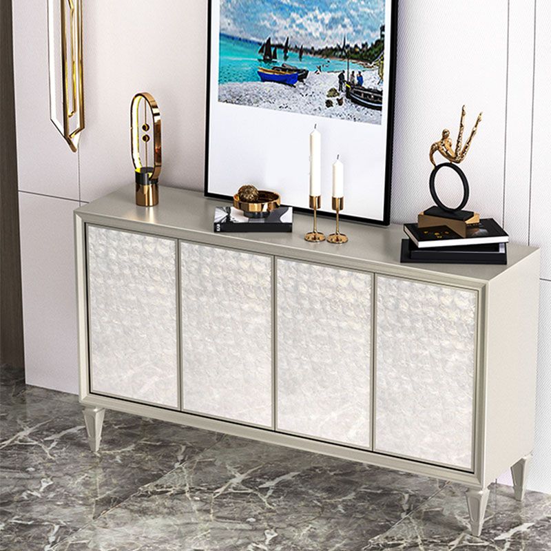 Stile moderno a buffet in legno ingegnerizzato per la sala da pranzo 35,4 pollici di altezza