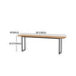 Industrial Style Wood Top Counter Table 42-inch Height Table for Coffee Shop Clearhalo 'Bar Furniture' 'Bar Tables' 'bar_tables' 'furn' 'furn_bar_tables' 'Furniture' 'furniture_bar_tables' 'Kitchen & Dining Furniture' 1200x1200_151bd31b-bd65-4da6-9fa8-bdffd1023f38