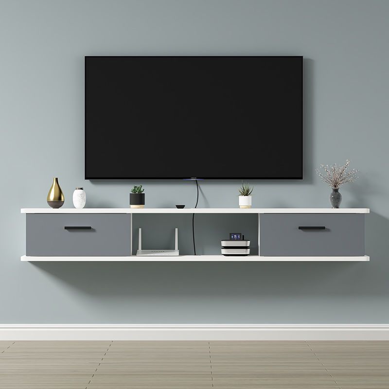 Contemporary Media Console Wooden TV Stand Console with Doors Clearhalo 'furn' 'furn_tv_stands_entertainment_centers' 'Furniture' 'Living Room Furniture' 'TV Stands & Entertainment Centers' 'TV Stands & Media Storage Furniture' 'tv_stands_entertainment_centers' 1200x1200_151ee41e-accd-45e2-9f14-886791c5753a