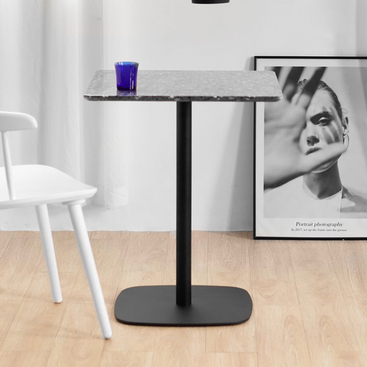 Metal Industrial Square Dining Table Cement Table for Kitchen and Dining Room Clearhalo ' dining_table' 'Dining Tables & Seating' 'Dining Tables' 'furn' 'furn_dining_table' 'Furniture' 'furniture_dining_table' 'Kitchen & Dining Furniture' 'kitchen&dining_furn' 'kitchen' 'kitchen_dining_table' 1200x1200_151ef527-7ca2-46e6-99f1-512a77c63e13